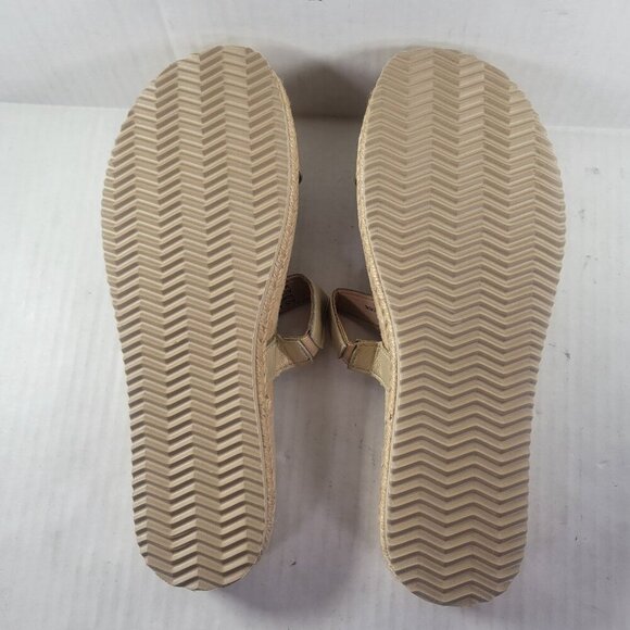 Easy Street Women Gold Song Slip-On Strappy Espadrille Sandals Size 6N - Picture 7 of 8